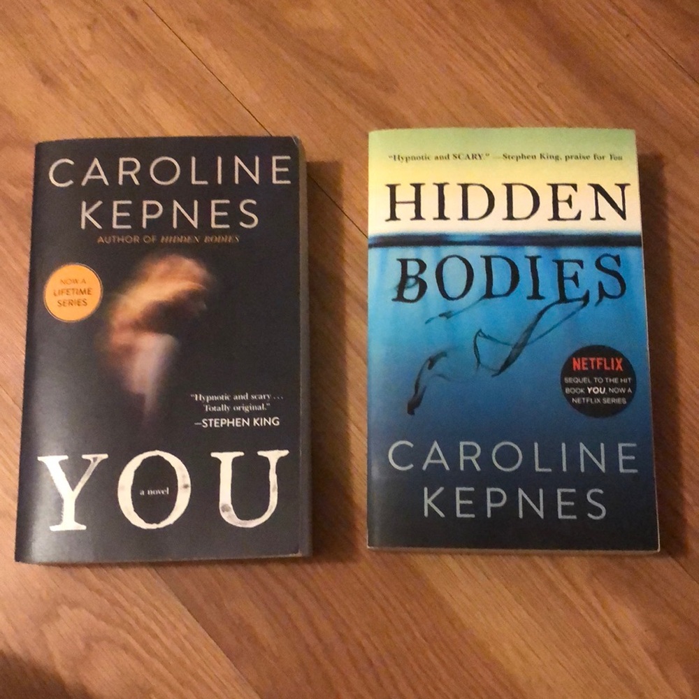 Caroline Kepnes “You” and “Hidden Bodies” Books
